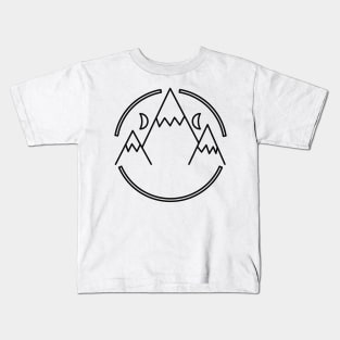 Simple Mountain Kids T-Shirt